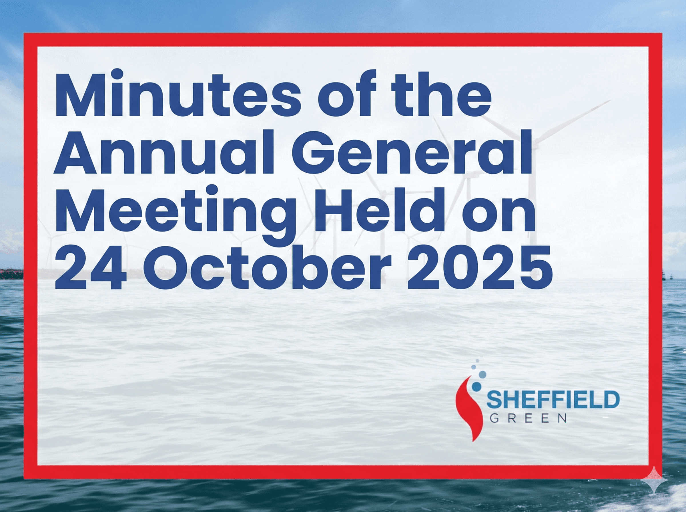 Minutes of the Annual General Meeting Held on 24 October 2025